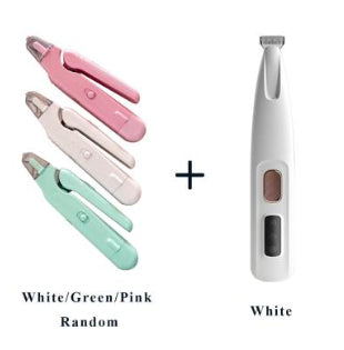 2 In 1 Pet Nail Clippers With Led Light Dog Cat Special Blood Line Scissors Multifunction Animals Paw Nail Trimmer Pet Supplies