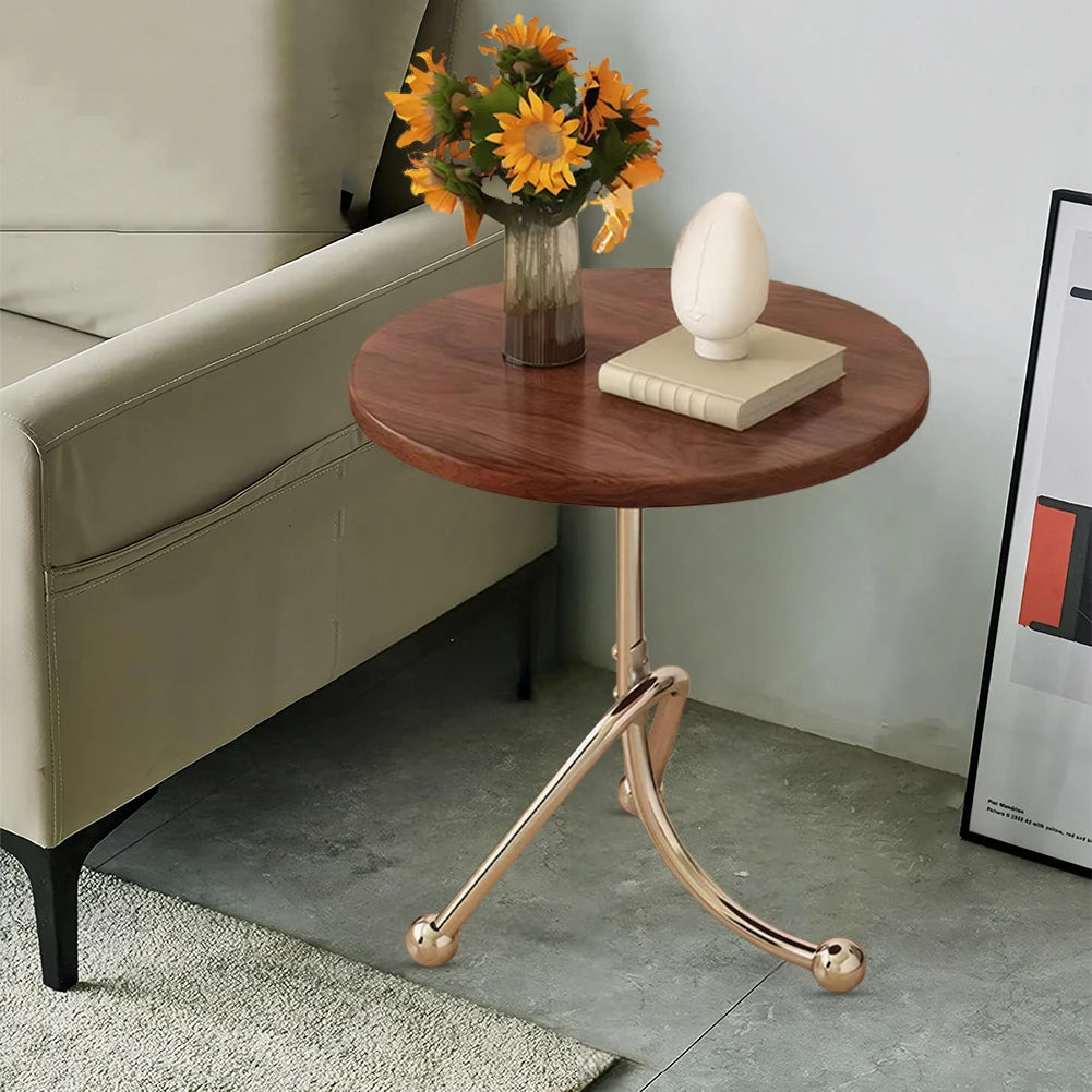 15.75 X16.14 Inches Small Round Side Table Coffee Table Nightstand Bedside Table for Living Room Bedroom Office